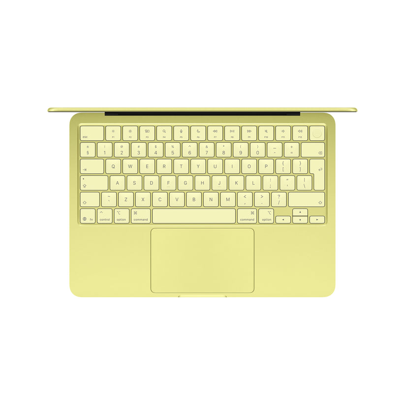 Top view of the Magic Keyboard with Touch ID on the 13-inch MacBook Neo 512GB Citrus from Tradeline.