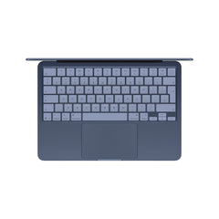 Top-down view showing Magic Keyboard with Touch ID on the 13-inch MacBook Neo 512GB Indigo at Tradeline.