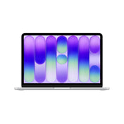 Front display view of the Silver 13-inch MacBook Neo A18 Pro 512GB laptop available at Tradeline.