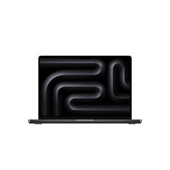 Front view of the 14-inch MacBook Pro M5 10-core CPU 10-core GPU 1TB Space Black at Tradeline.