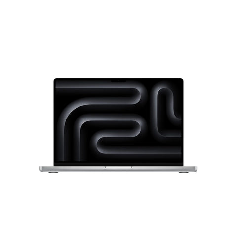 Front view of the 14-inch MacBook Pro silver available at Tradeline.