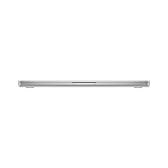 Closed side profile view of the sleek 16-inch MacBook Pro M5 Max 18-core CPU 2TB Silver at Tradeline Egypt.