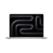 Front view of the open display on the 16-inch MacBook Pro M5 Max 18-core CPU 32-core GPU 2TB Silver at Tradeline.
