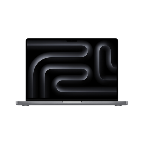 Front display view of the flagship 16-inch MacBook Pro M5 Max 40-core GPU 2TB Space Black at Tradeline.
