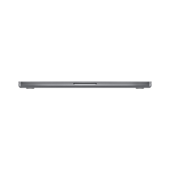 Compact closed side profile shot of the 16-inch MacBook Pro M5 Pro 20-core GPU 1TB Space Black at Tradeline.