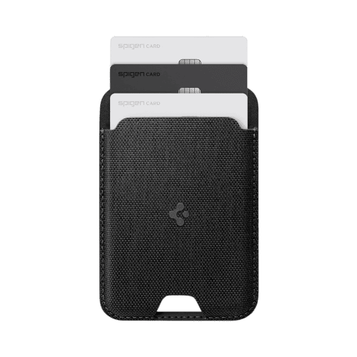 حامل بطاقات Spigen MagSafe طراز Urban Fit | يتسع لـ 3 بطاقات (MagFit) - أسود