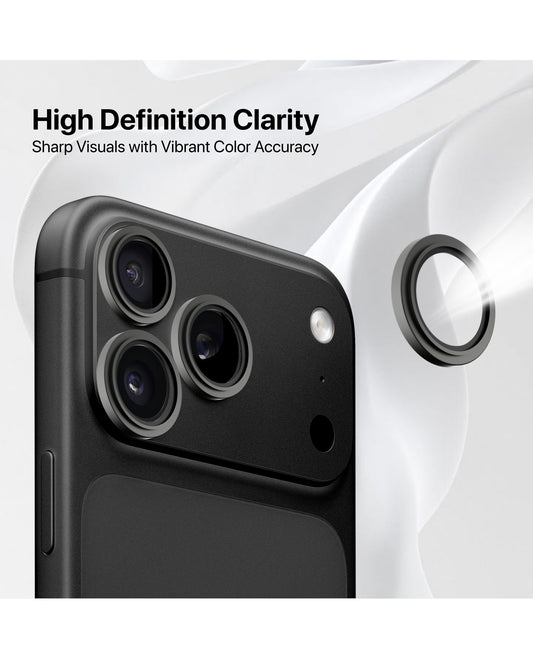 infyty GLINT Lens Protector for iPhone 18 Pro / 18 Pro Max - Black
