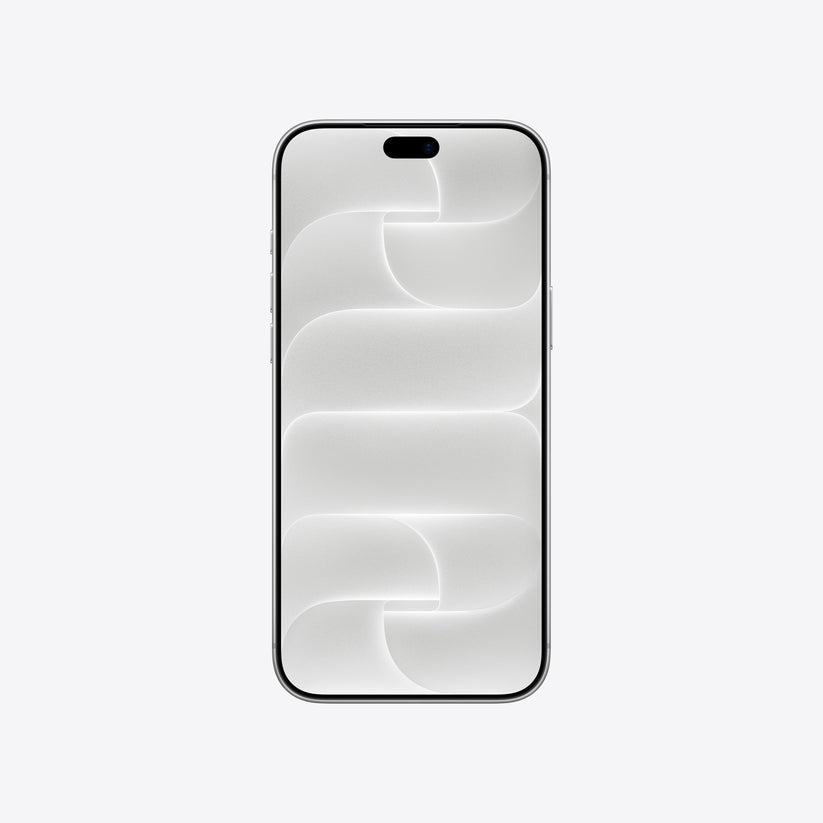 Front view of the iPhone 18 Pro Max 1TB Silver smartphone from Tradeline Egypt.