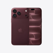 Front and back view display of the iPhone 18 Pro Max 256GB Burgundy available at Tradeline.