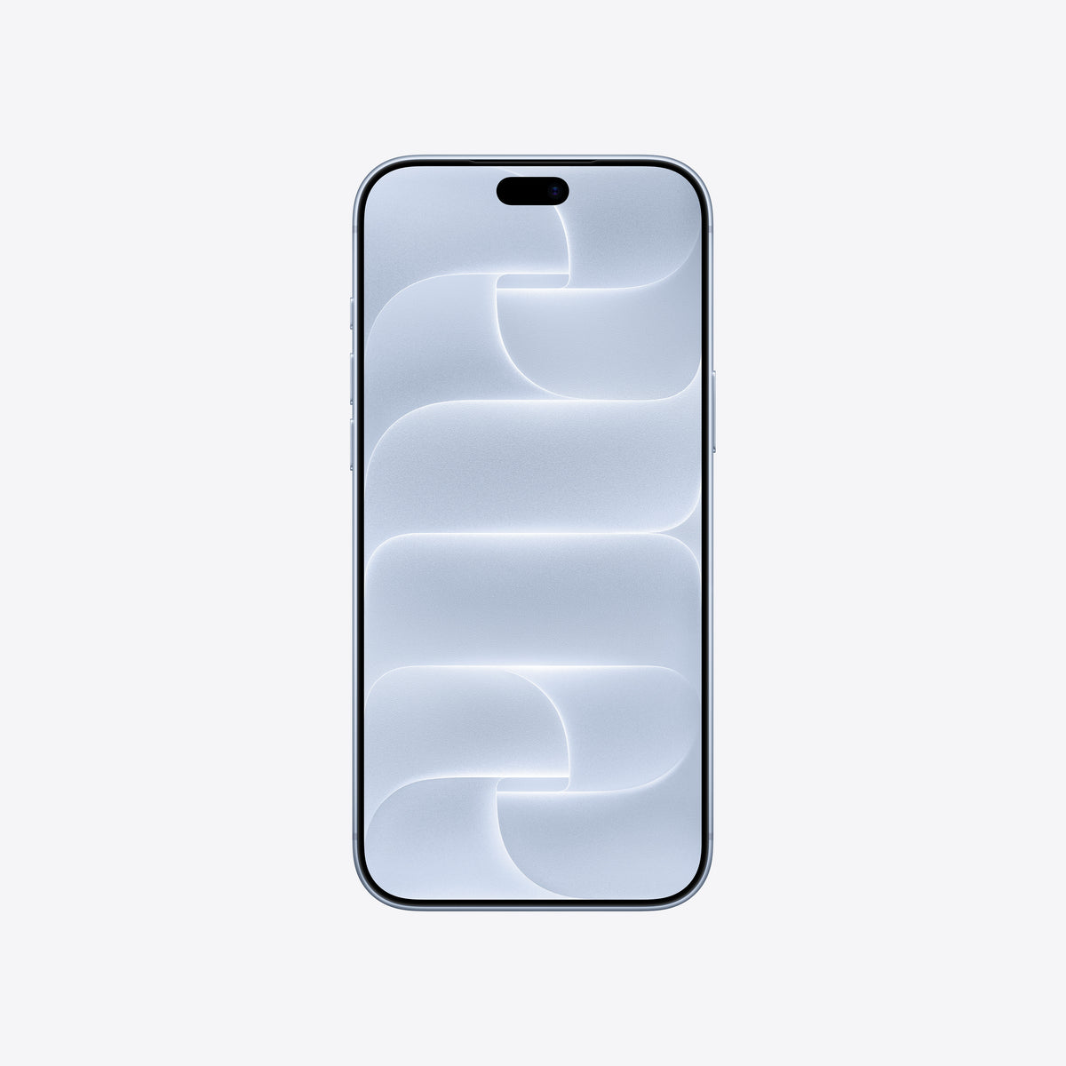 Front view of the iPhone 18 Pro Max 256GB Glacier smartphone from Tradeline Egypt.