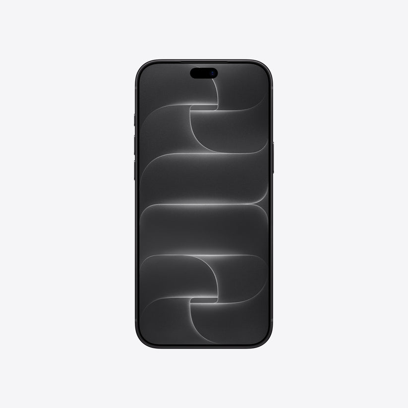 Front view of the iPhone 18 Pro Max 512GB Black smartphone from Tradeline Egypt.