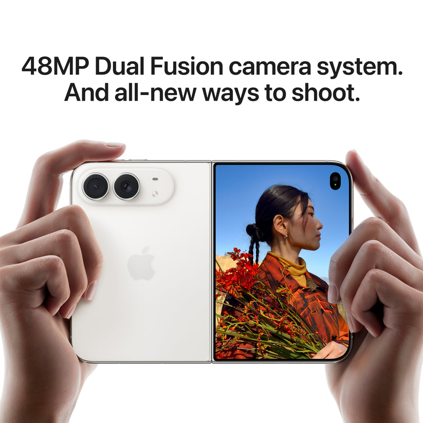 48MP dual fusion camera system featured on the iPhone Duo 512GB Star White available at Tradeline.