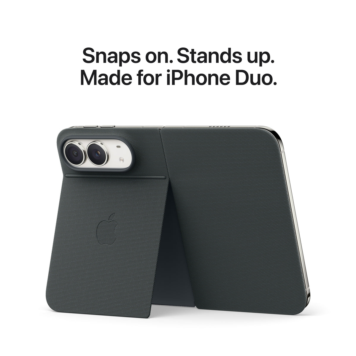 Snaps on and stands up accessory feature made for the iPhone Duo 512GB Star White from Tradeline.