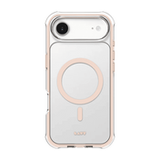 Rear view showcasing the premium finish of the Laut AERO PROTECT case for iPhone Air in Sadle Brown at Tradeline.